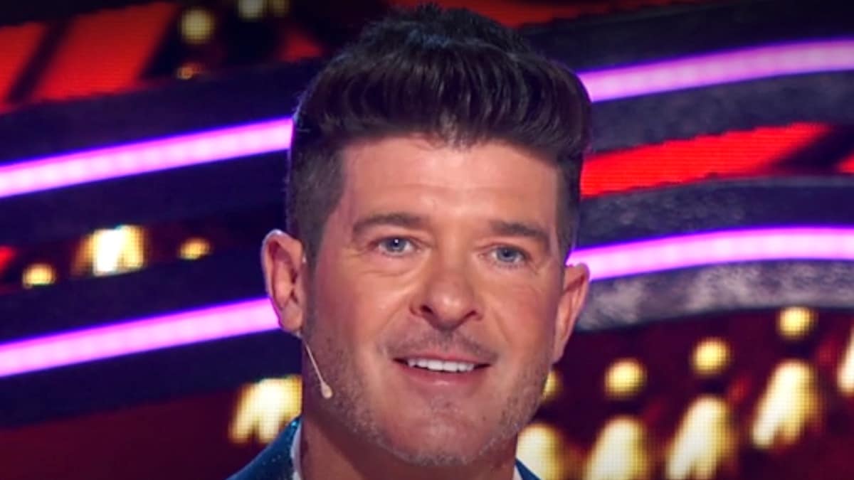 robin thicke in the masked singer season 10