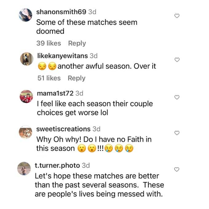 MAFS viewers comment on the upcoming season.