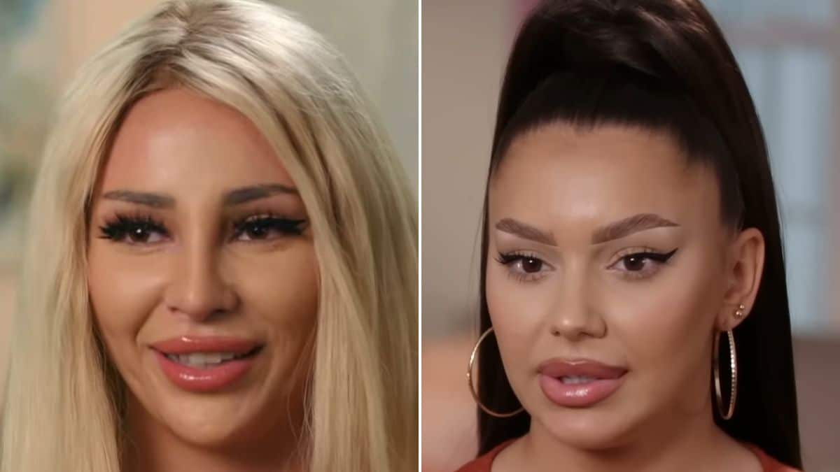 90 Day Fiance stars Miona Bell and Sophie screenshot
