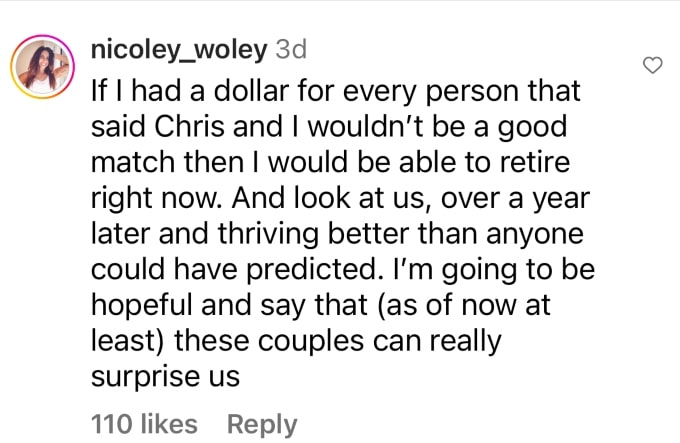MAFS alum Nicole Woley shares a message about the new season.