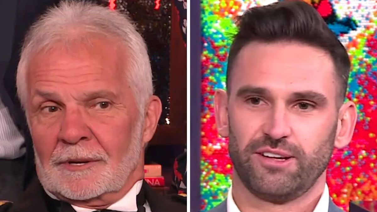 Captain Lee Rosbach and Carl Radke on WWHL