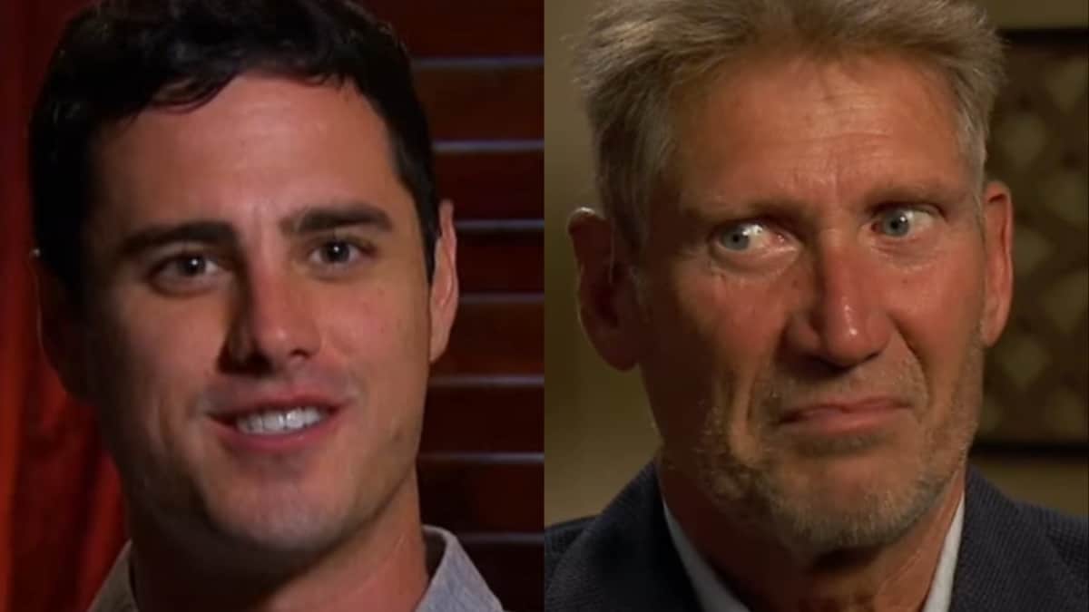 Ben Higgins from The Bachelor and Gerry Turner from The Golden Bachelor