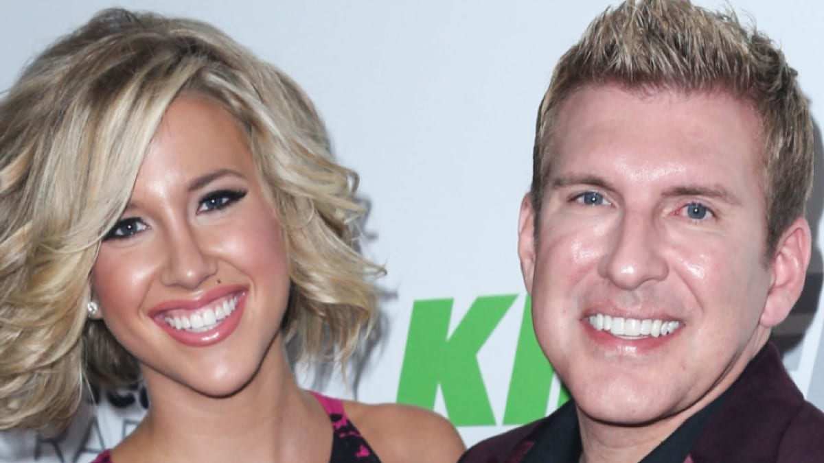 Savannah and Todd Chrisley on the red carpet