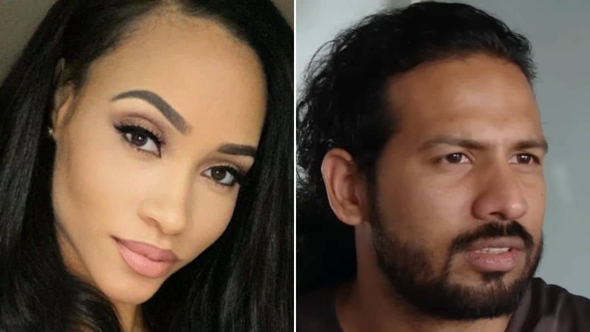 90 Day Fiance stars April Carter and Rishi Singh