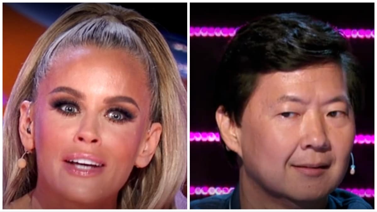 jenny mccarthy and ken jeong from the masked singer