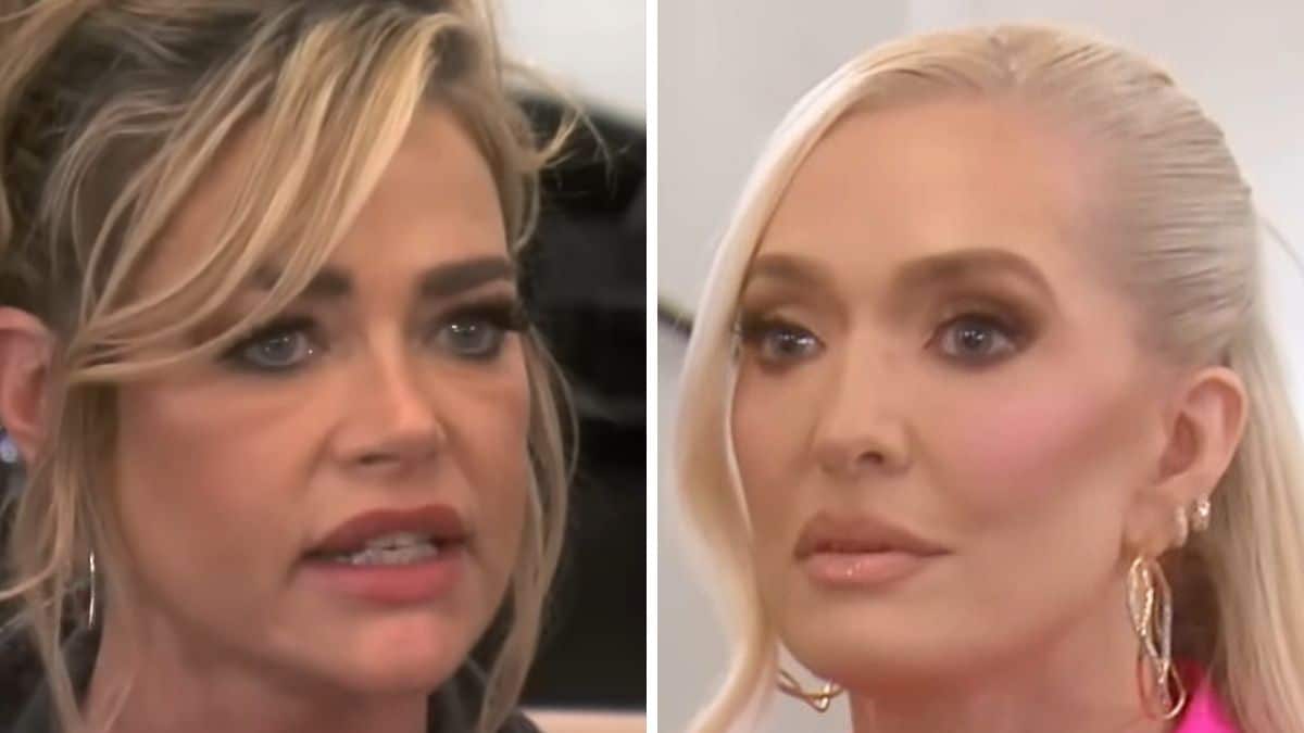 Denise Richards and Erika Jayne on RHOBH Season 13