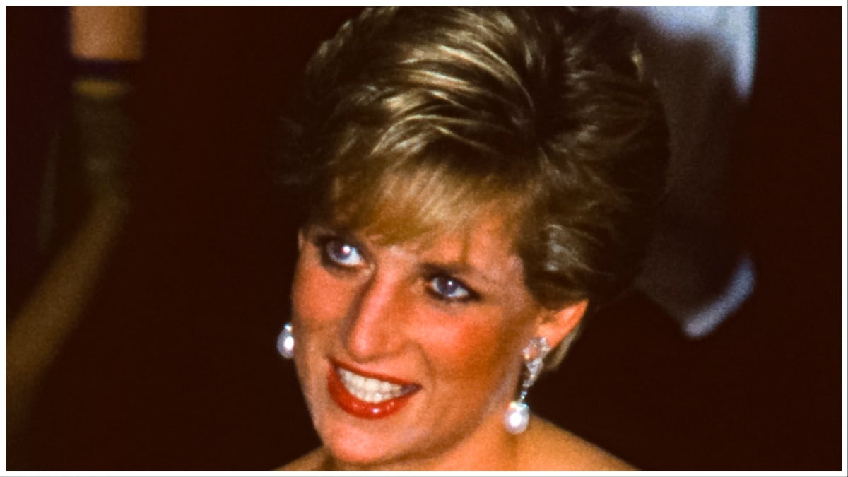 Princess Diana Attending An Event