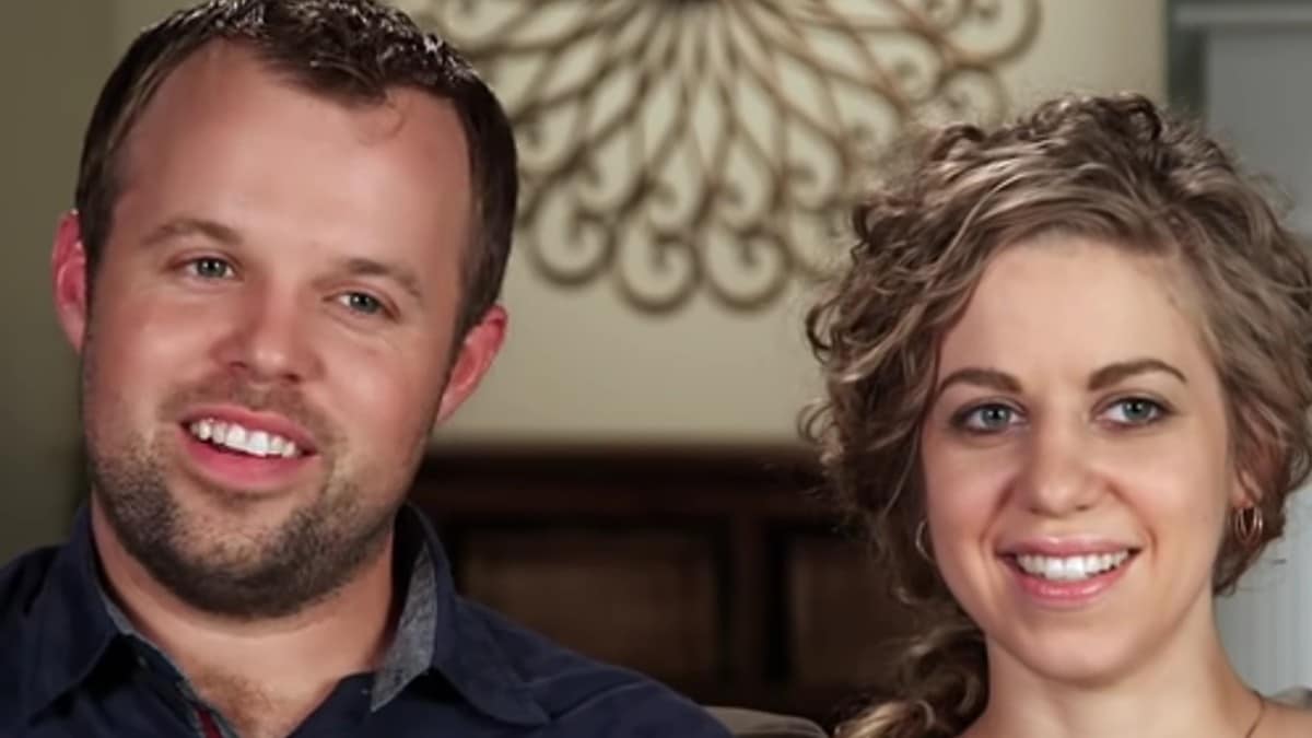 John David Duggar and Abbie Grace Burnett in a Counting On confessional
