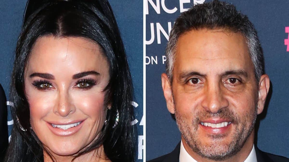 Kyle Richards and Mauricio Umansky on the red carpet