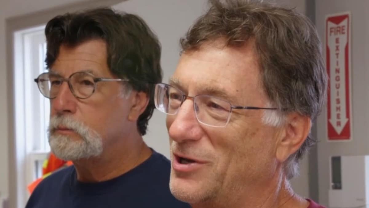 A close up of the Lagina brothers on Oak Island