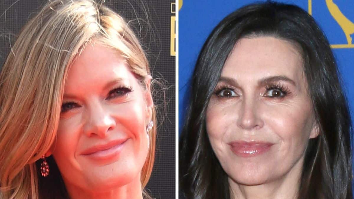 Michelle Stafford and Finola Hughes on the red carpet