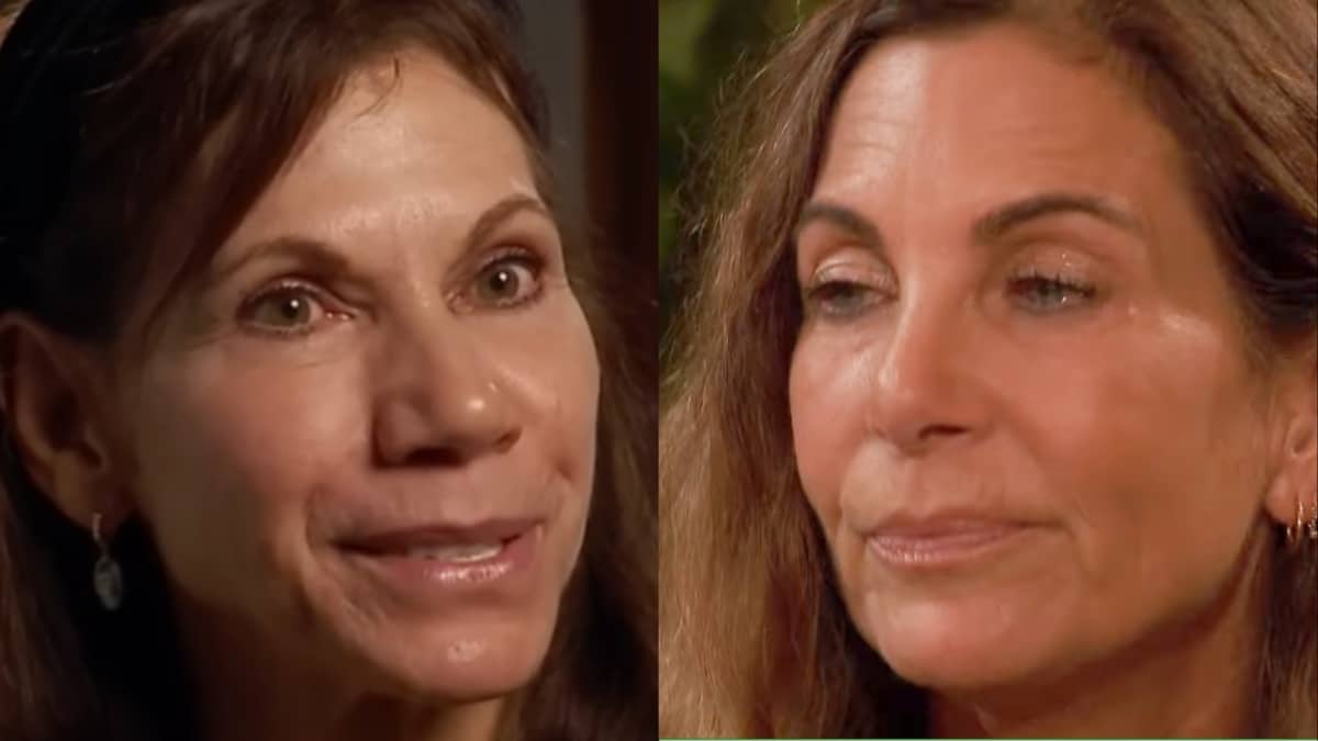 Theresa Nist and Leslie Fhima from The Golden Bachelor