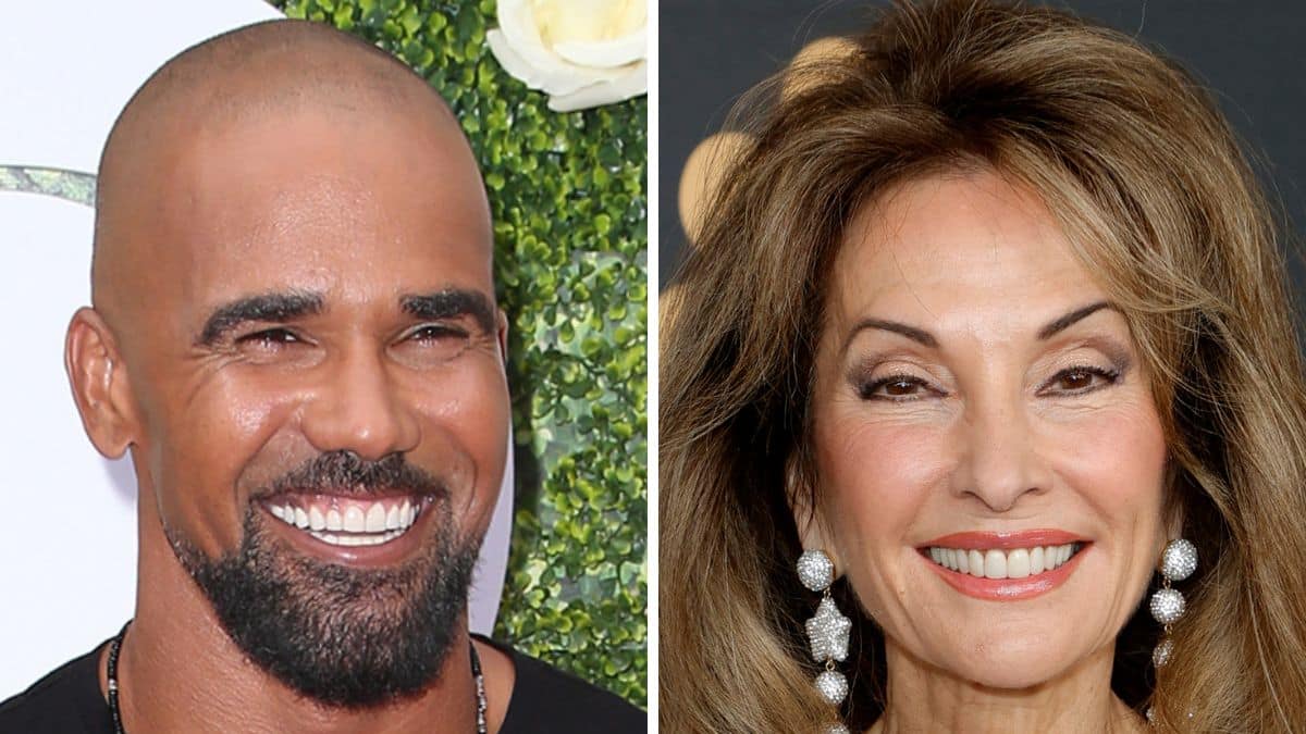 Shemar Moore and Susan Lucci on the red carpet