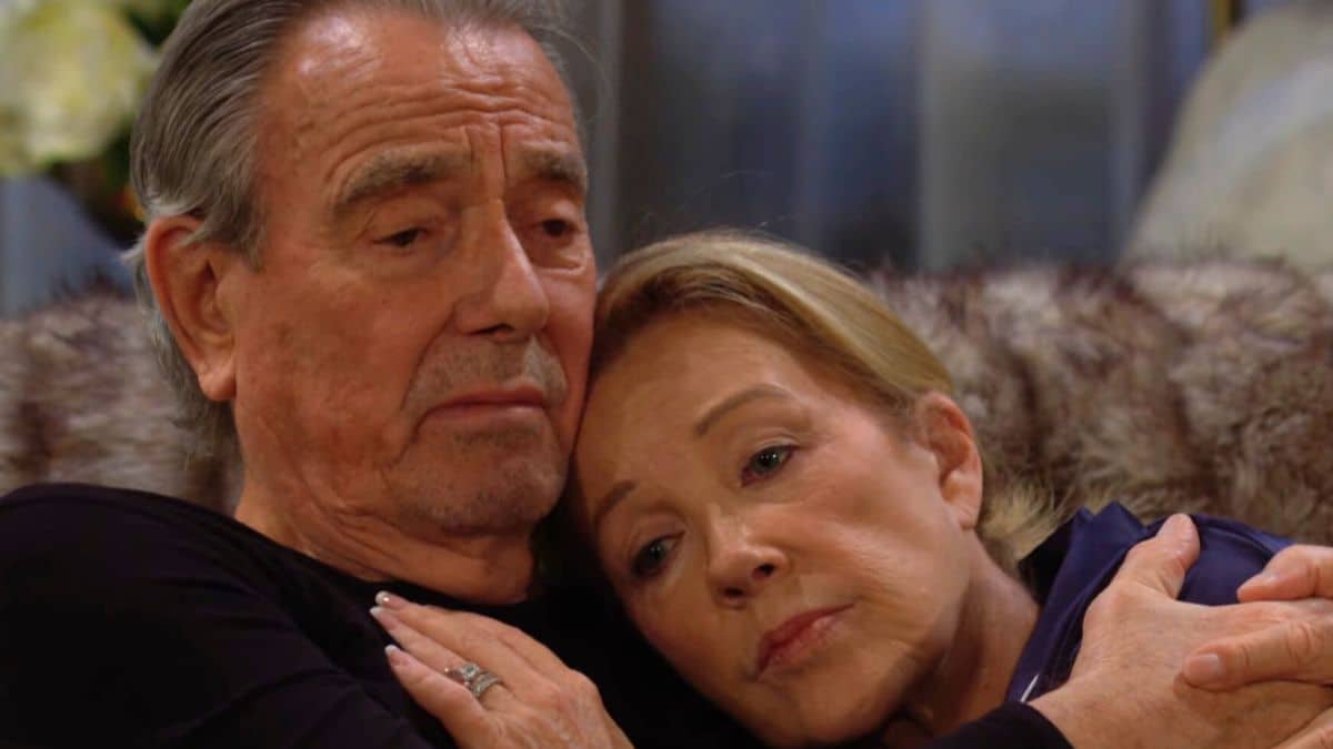 Eric Braeden as Victor Newman and Melody Thomas Scott as Nikki Newman on Y&R