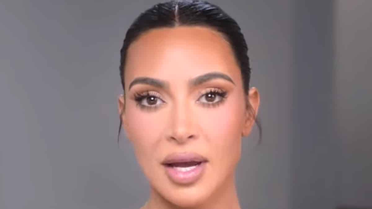 kim kardashian face shot from the kardashians on hulu