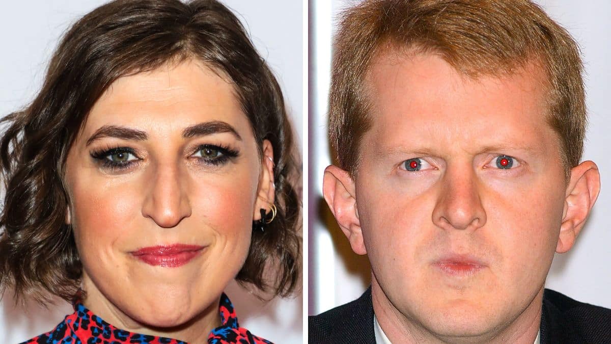 mayim bialik and ken jennings headshots