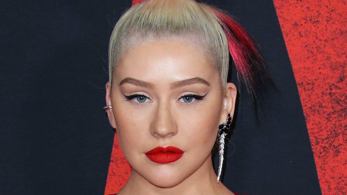 Christina Aguilera on the red carpet