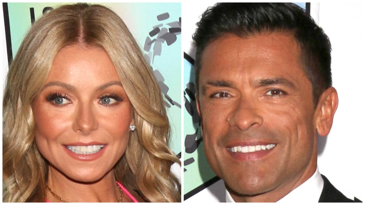 Kelly Ripa and Mark Consuelos at the Los Angeles LGBT Center's 49th Anniversary Gala Vanguard Awards.