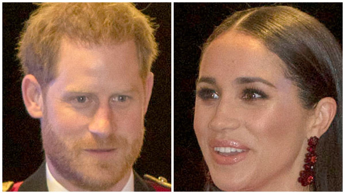 Prince Harry and Meghan Markle at the Mountbatten Festival of Music held at the Royal Albert Hall in London.