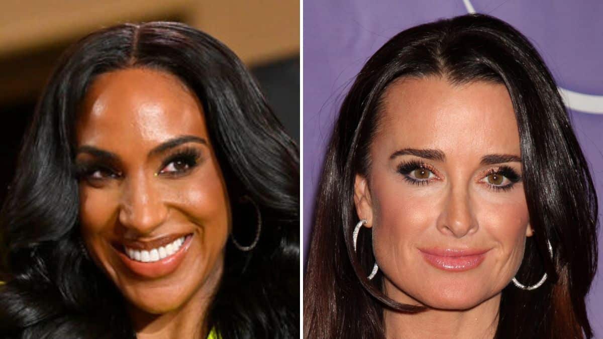 RHOBH star Annemarie Wiley at BravoCon 2023; Kyle Richards at the NBC Winter party, 2010.