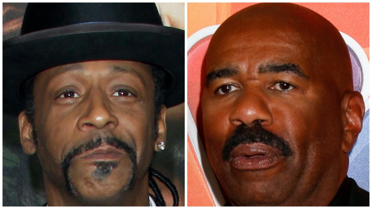 katt williams and steve harvey face shots from 2017 los angeles father figures premiere and NBC TCA Press Day Summer 2017 in beverly hills