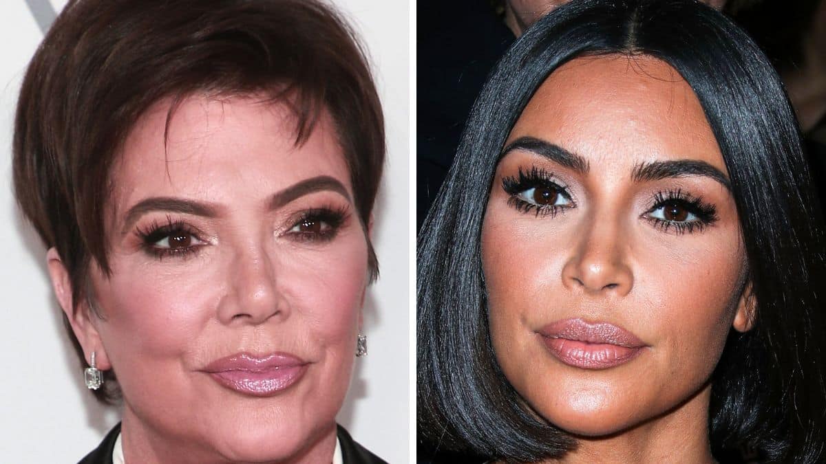kris jenner and kim kardashian red carpet photos