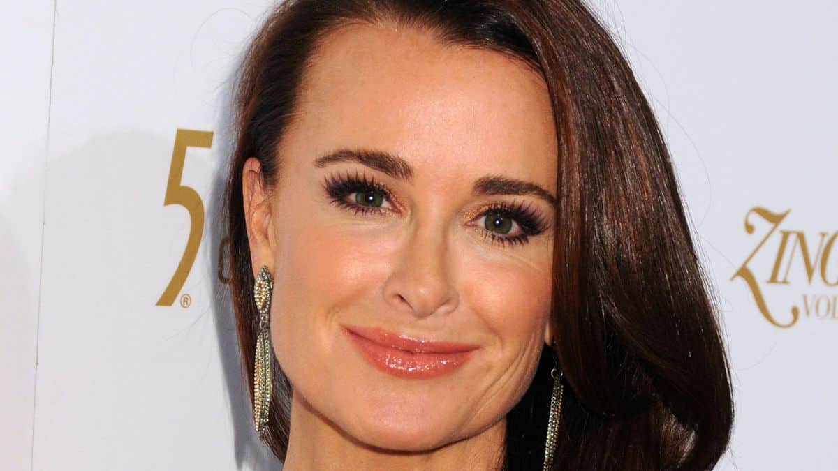 RHOBH star Kyle Richards at OK! Magazine's Pre-Grammy Event, 2014