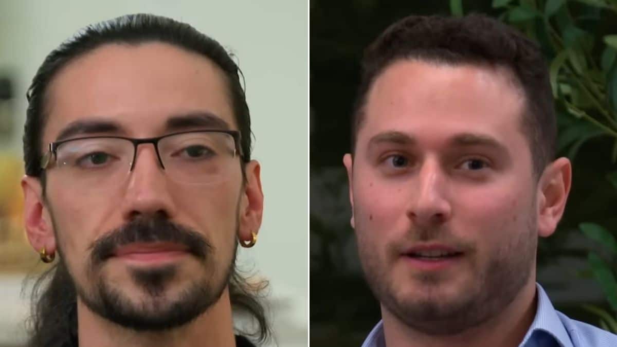 MAFS Season 17 cast members Orion and Brennan screenshot