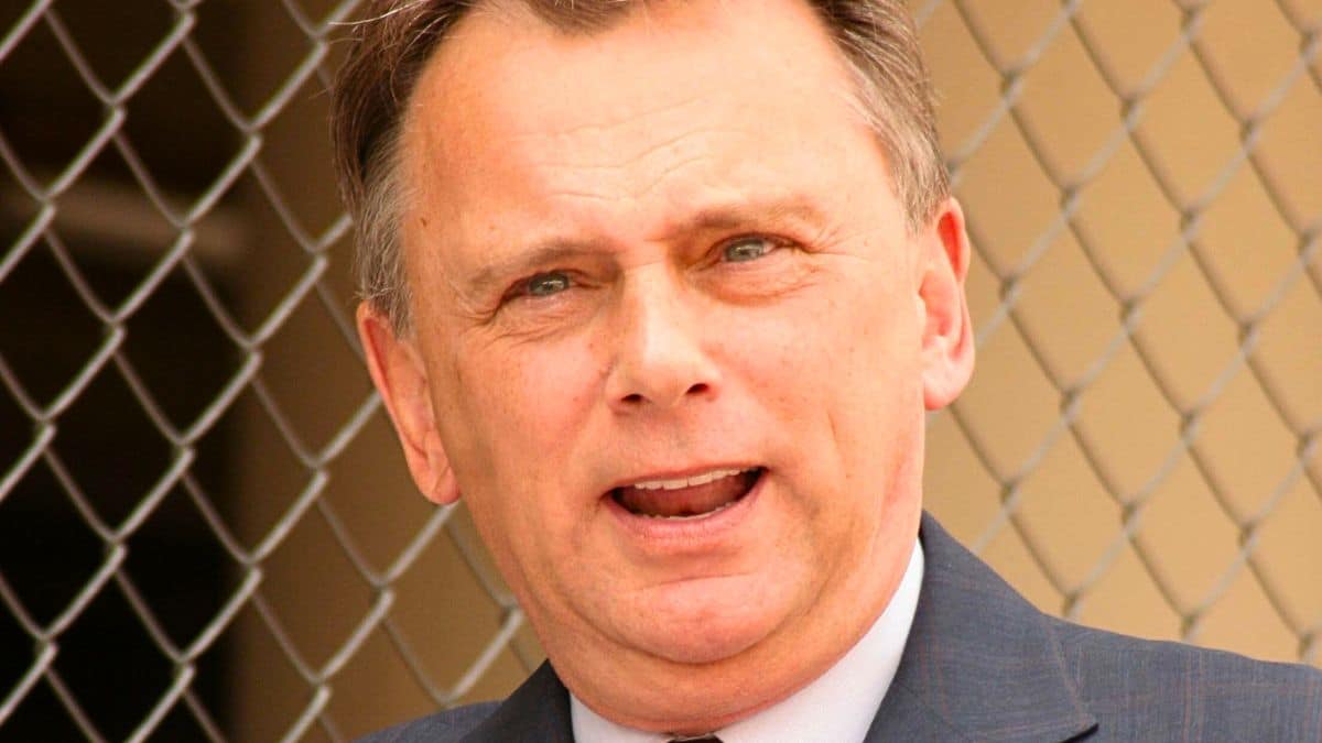 pat sajak on Hollywood Boulevard