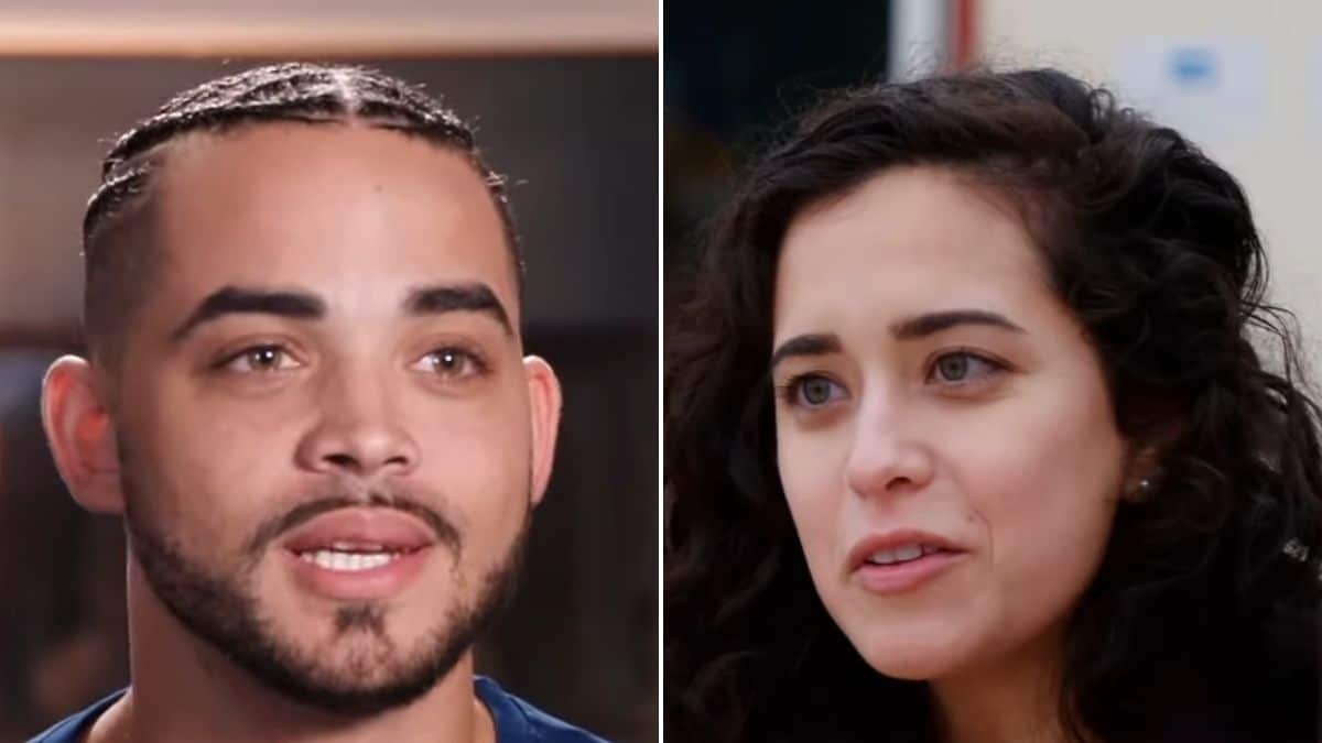 90 Day Fiance cast members Rob Warne and Statler Riley screenshot image.