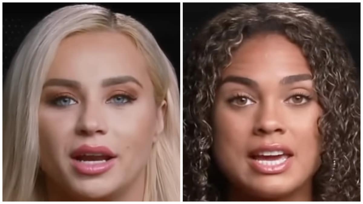 melissa reeves and ravyn rochelle face shots from the challenge season 39 on mtv