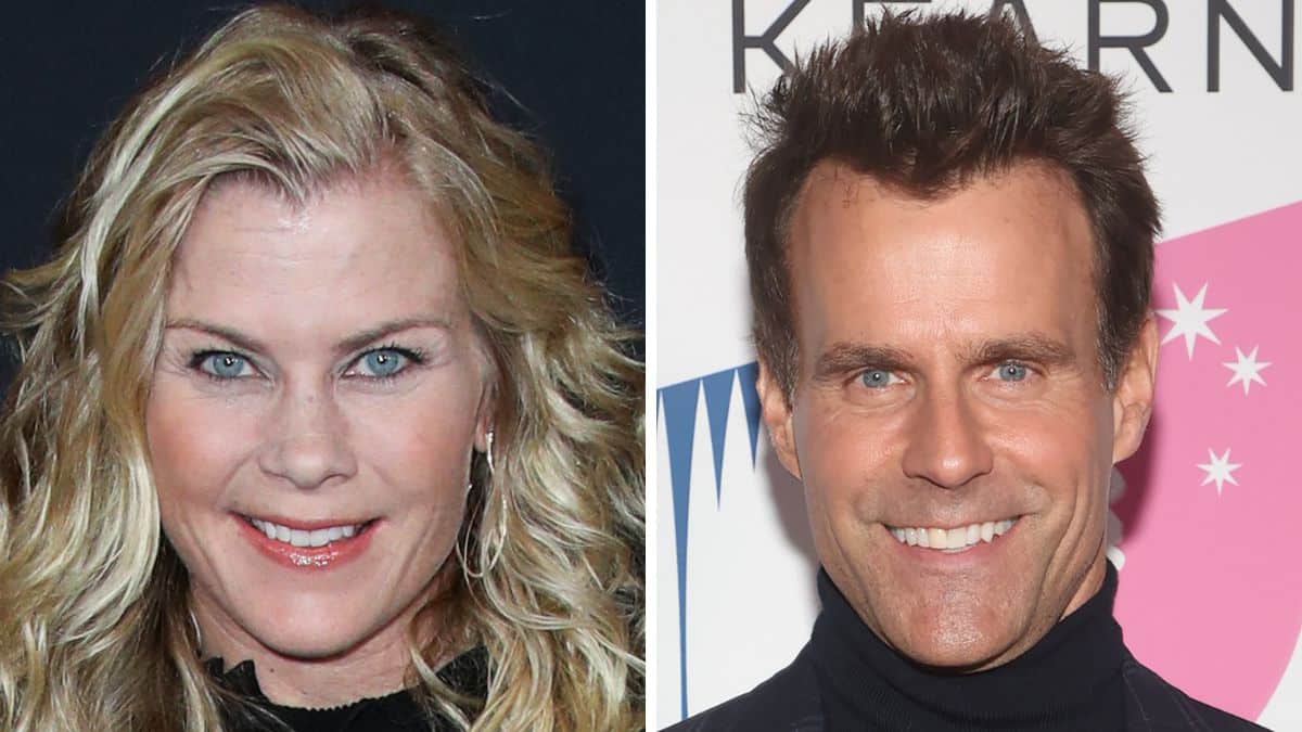 Alison Sweeney and Cameron Mathison on the red carpet