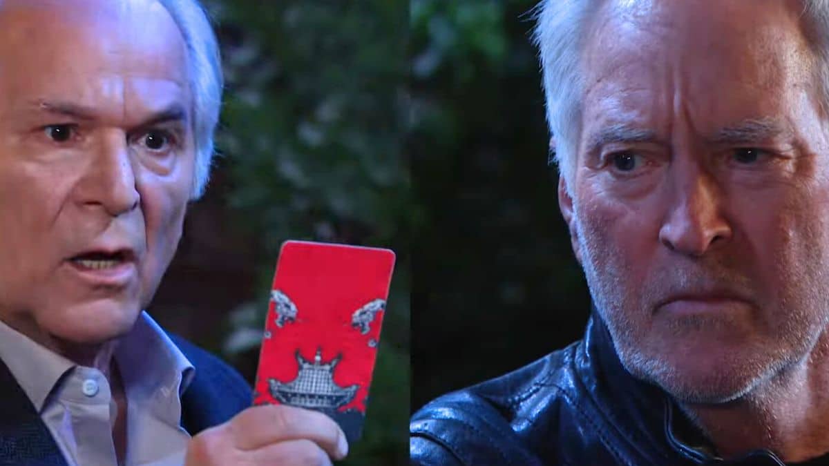 John Kapelos as Konstantin and Drake Hogestyn as John Black on Days