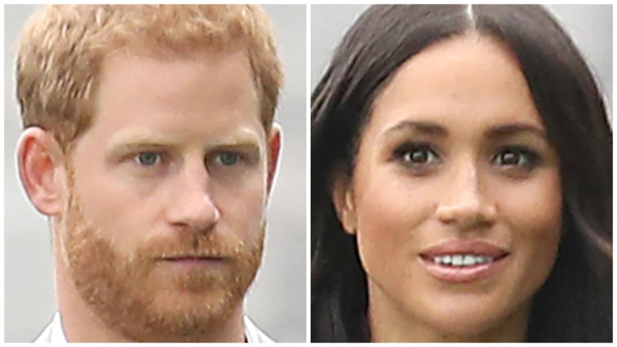 Prince Harry and Meghan Markle at Croke Park in Ireland.