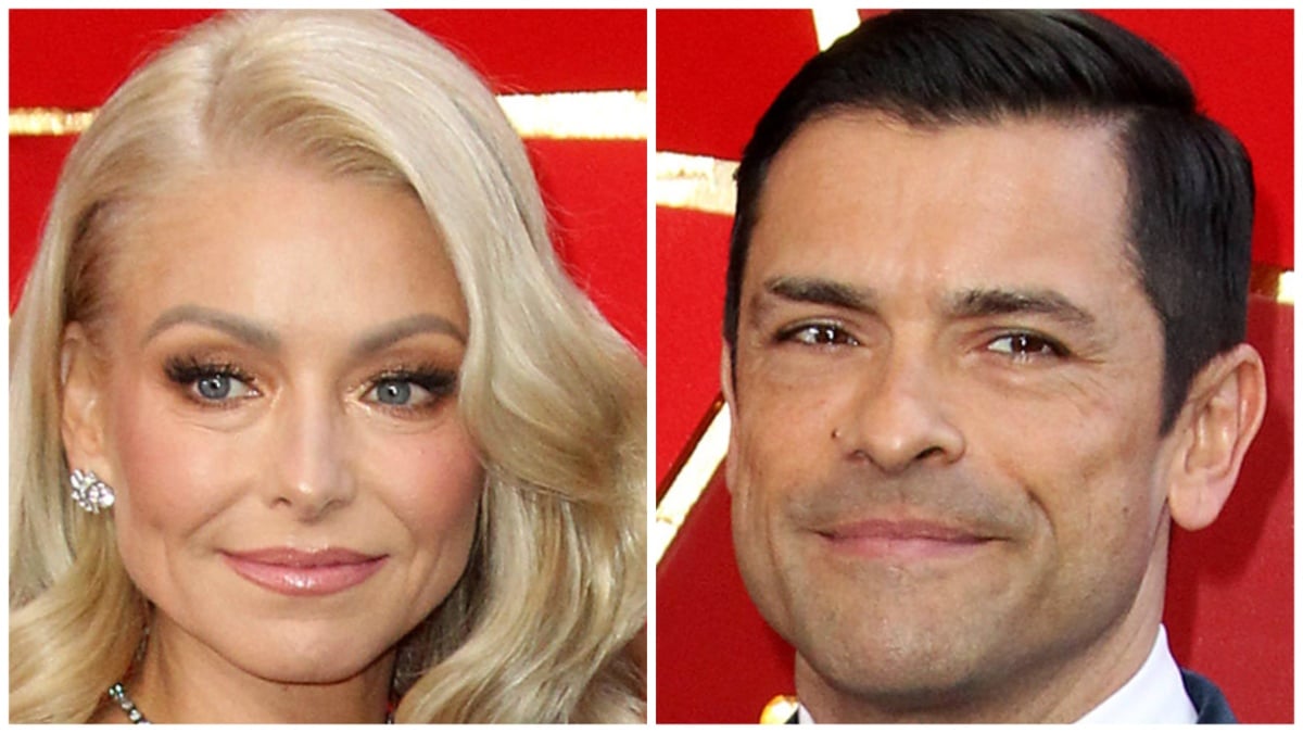 Kelly Ripa and Mark Consuelos at the Academy Awards