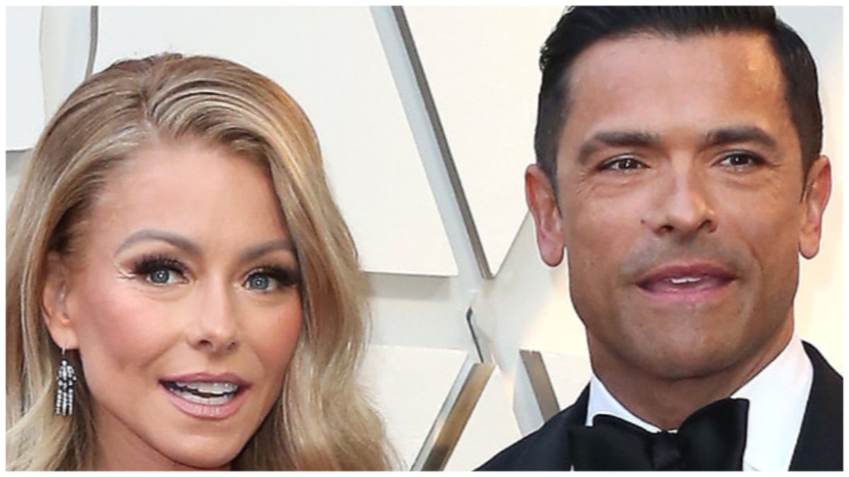 Kelly Ripa and Mark Consuelos at the Academy Awards