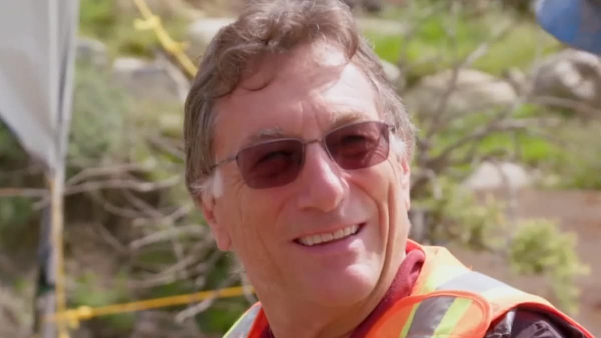 Marty Lagina smiling at the Garden Shaft