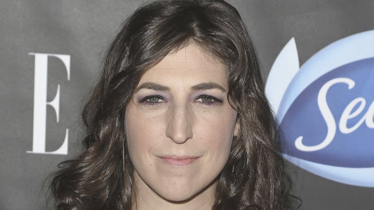 Mayim Bialik attends an event