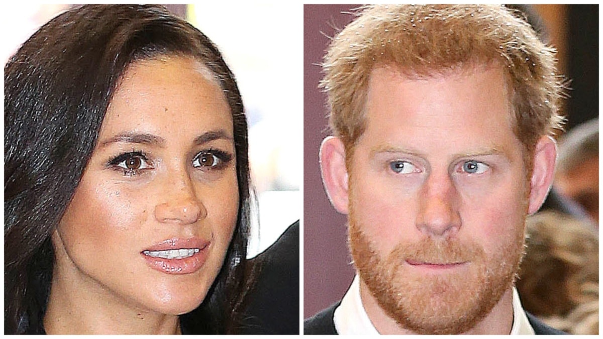 Meghan Markle and Prince Harry at a random event.
