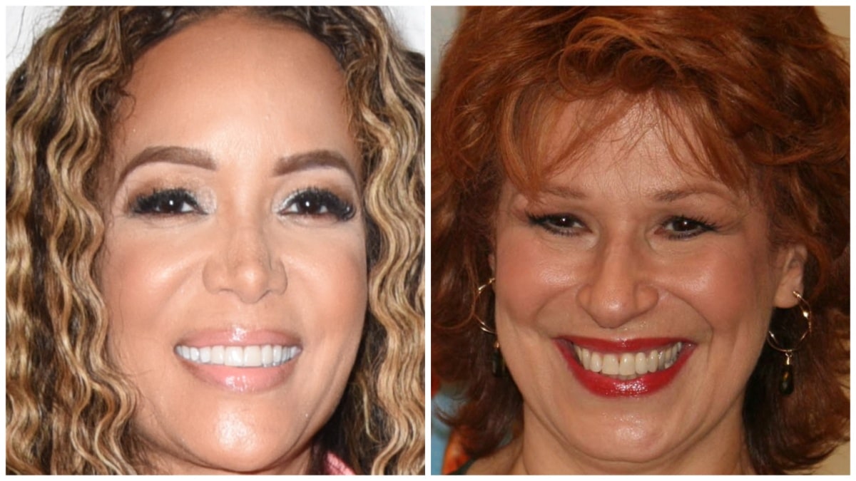 Sunny Hostin and Joy Behar at separate events.