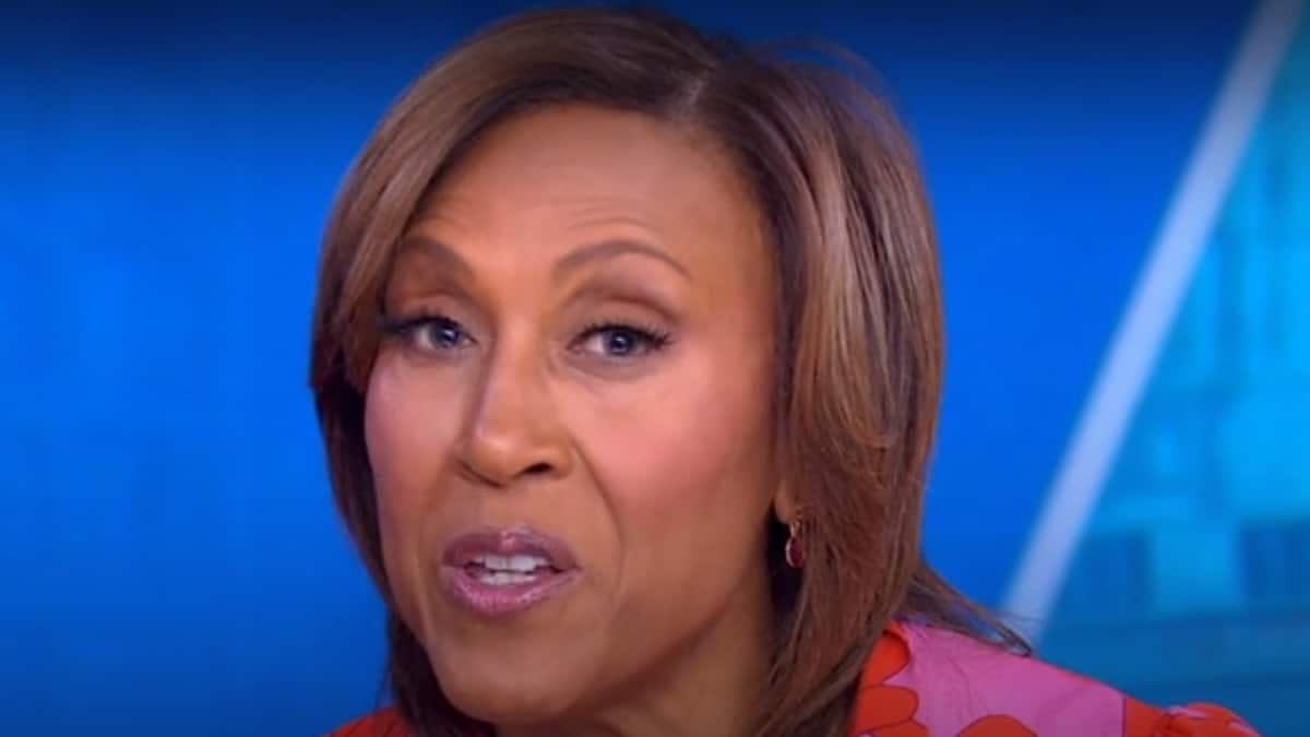 robin roberts face shot from good morning america in february 2024 on abc