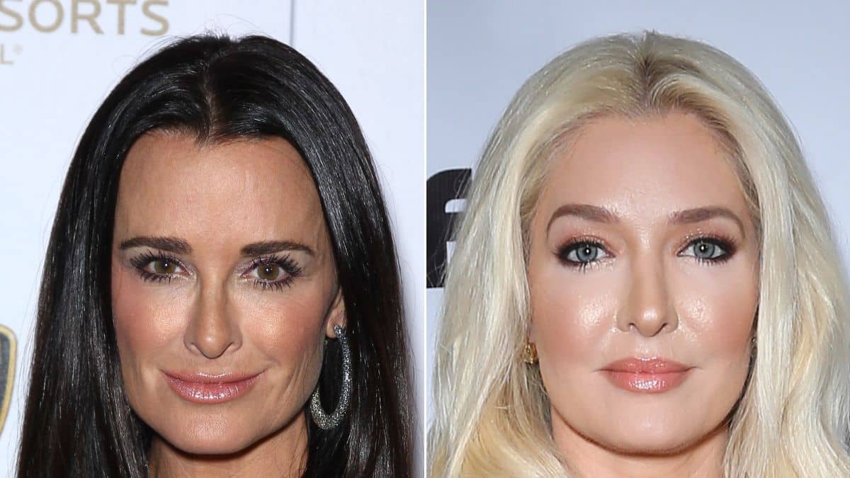RHOBH stars Kyle Richards at the One Drop Charity Event, 2013; Erika Jayne at the Sharknado movie premiere, 2016