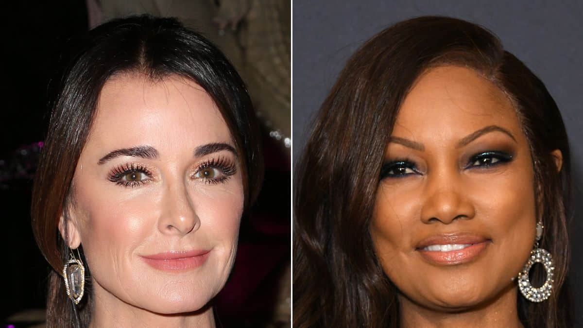Kyle Richards at the Vanderpump Dogs Foundation Gala,2016; Garcelle Beauvais at the Golden Globes After Party, 2020