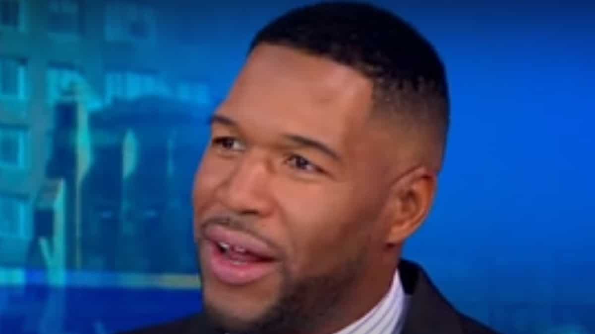 michael strahan face shot from february 2024 gma episode on abc