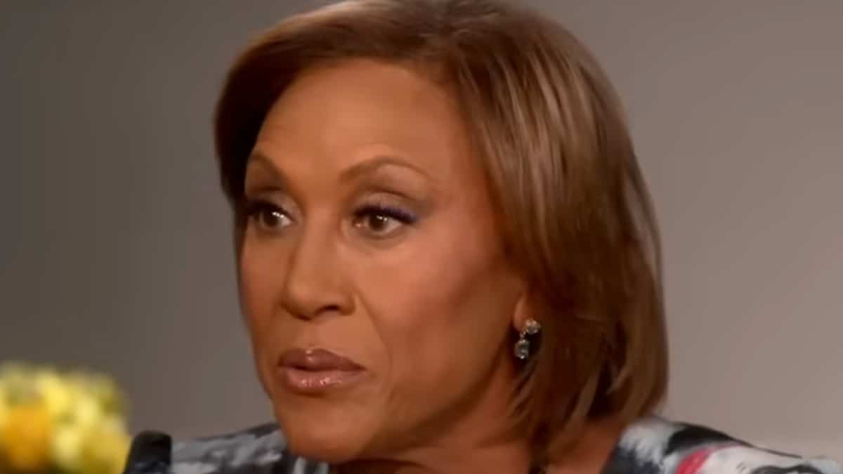 Robin Roberts durante l'intervista di Good Morning America su ABC