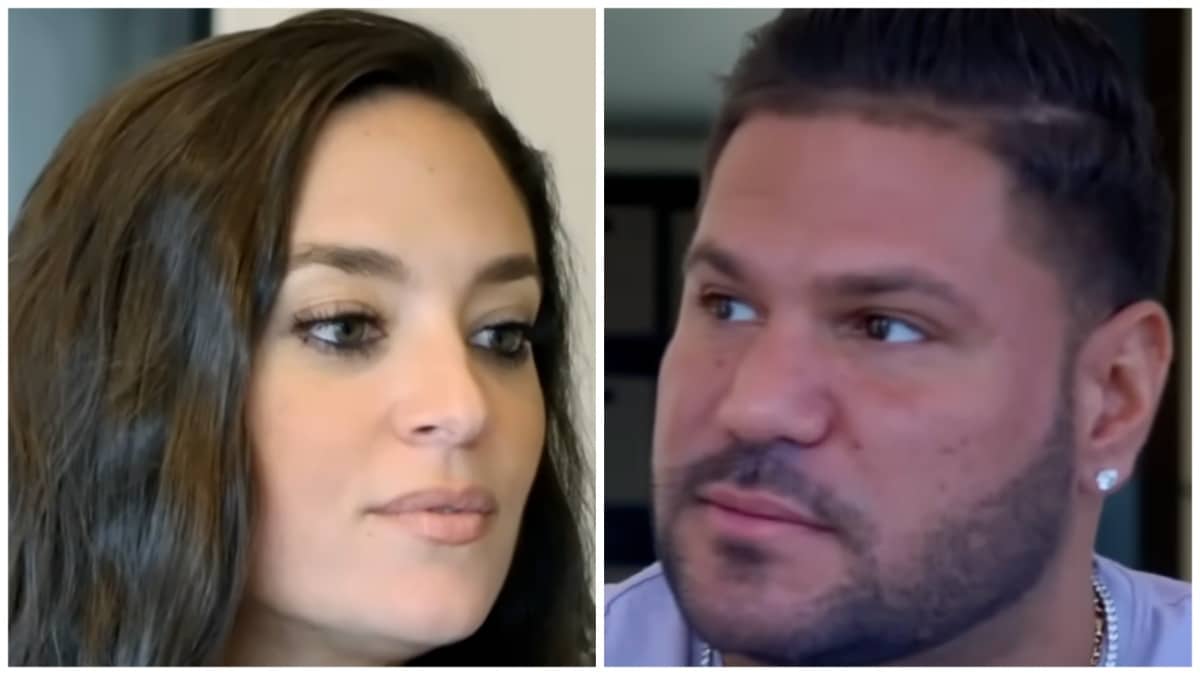 sammi giancola and ronnie ortiz magro face shots from jersey shore family vacation 6