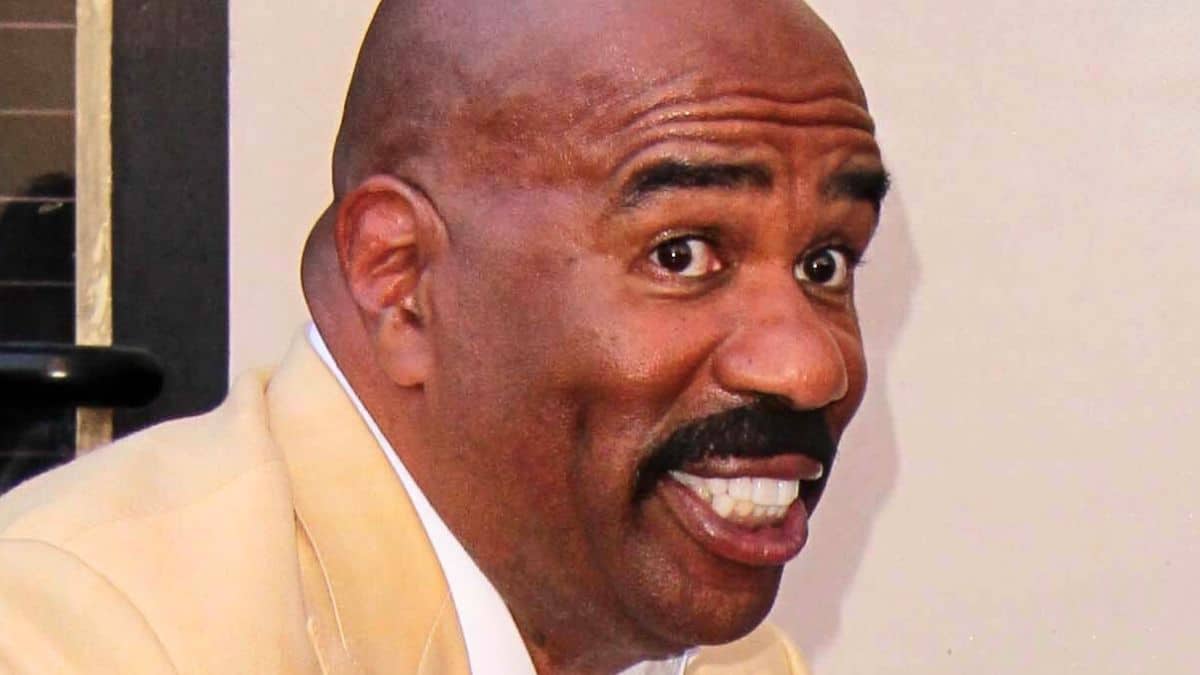 steve harvey at the Steve Harvey Star on the Hollywood Walk of Fame