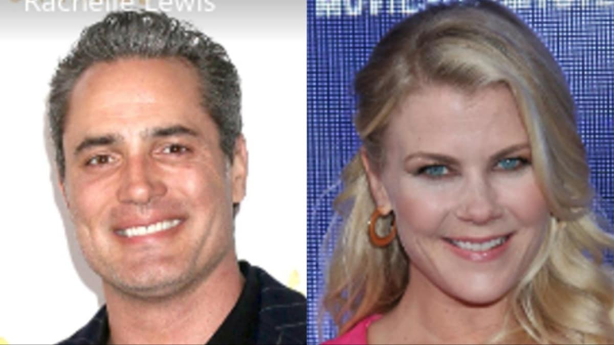 Victor Webster and Alison Sweeney on the red carpet