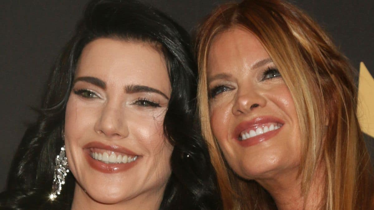 Jacqueline MacInnes Wood and Michelle Stafford at Daytime Emmy Awards