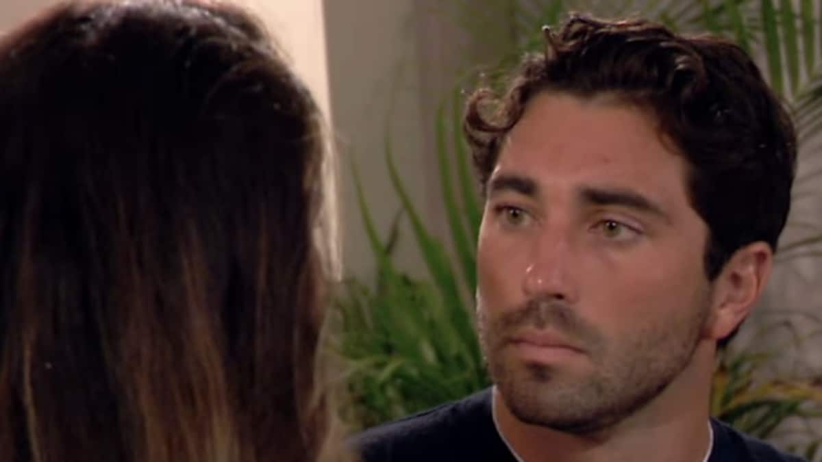 Joey Graziadei looking at Kelsey Anderson on The Bachelor